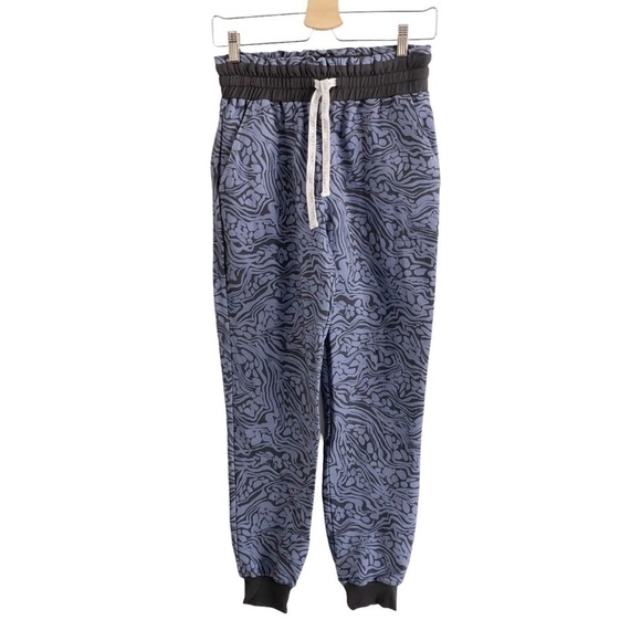 Calme By Johnny Was High Rise Updated Jogger Blue Size XS - Picture 2 of 9